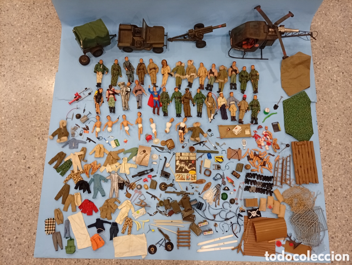 Madelman: GRAN LOTE MADELMAN 1&ordf; GENERACI&Oacute;N. CIENTOS DE COMPLEMENTOS. COLECCI&Oacute;N PARTICULAR