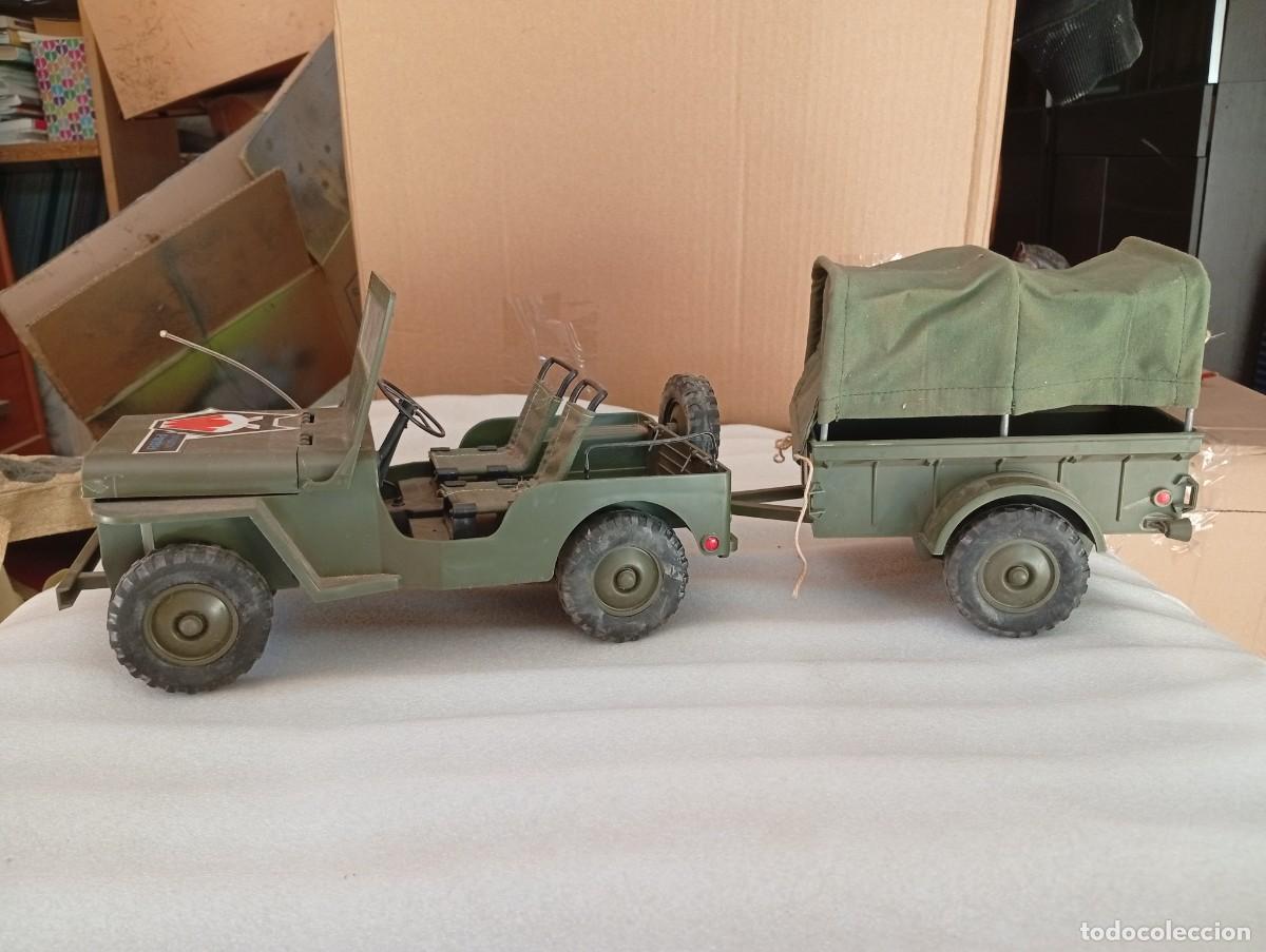 Madelman: Jeep y remolque Madelman de los a&ntilde;os 70.