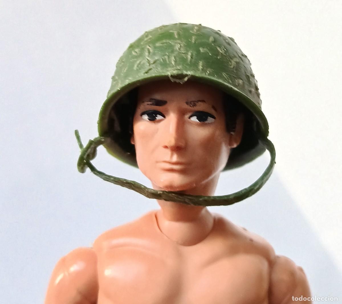 Madelman: CASCO con BARBUQUEJO de la serie militar madelman ORIGINAL a&ntilde;os 70/80 (10)