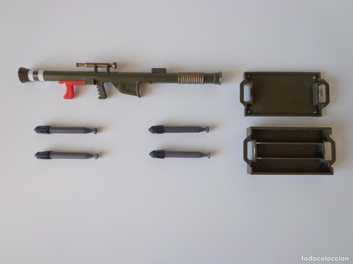 Madelman: Madelman Bazooka Bazuka Lanzacohetes + caja + 4 municiones - alto mando - antitanque - ORIGINAL