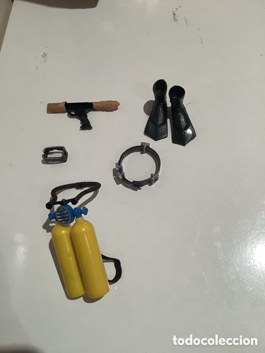 Madelman: Lote accesorios Madelman explorador submarino Hombre Rana