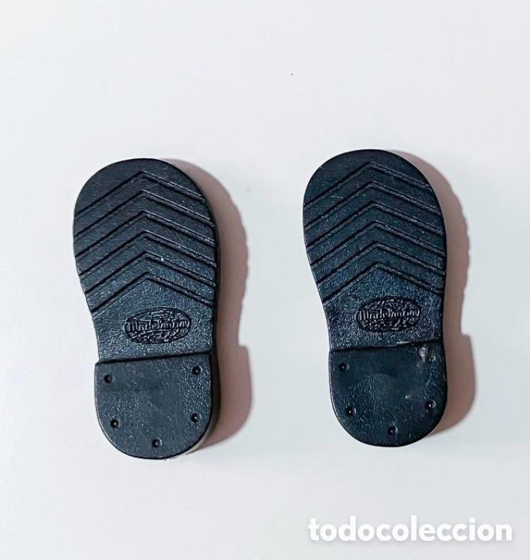 Madelman: DOS SUELAS DE BOTA IZQUIERDA, ORIGINALES MADELMAN 2&ordf; GENERACION
