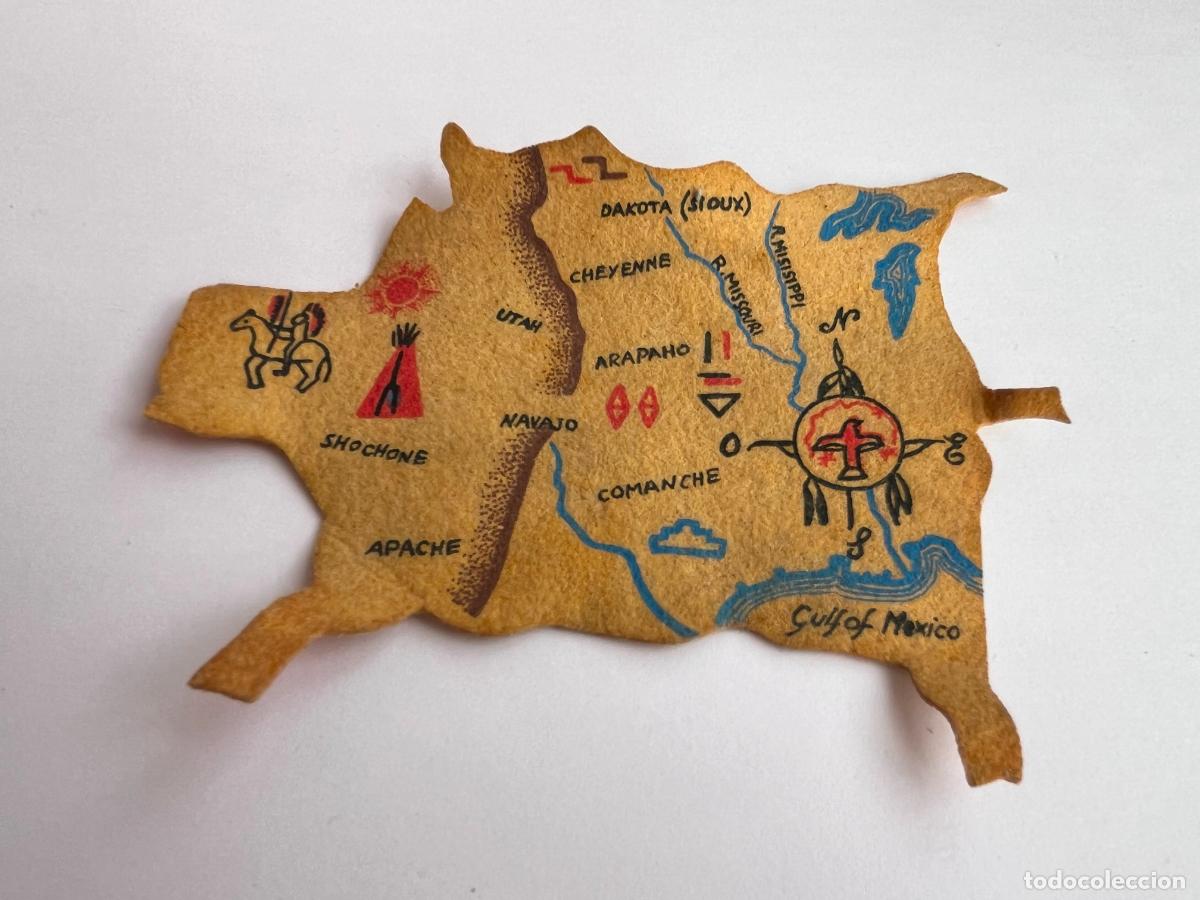 Madelman: MADELMAN - PIEL MAPA JEFE INDIO ORIGINAL - Foto 1