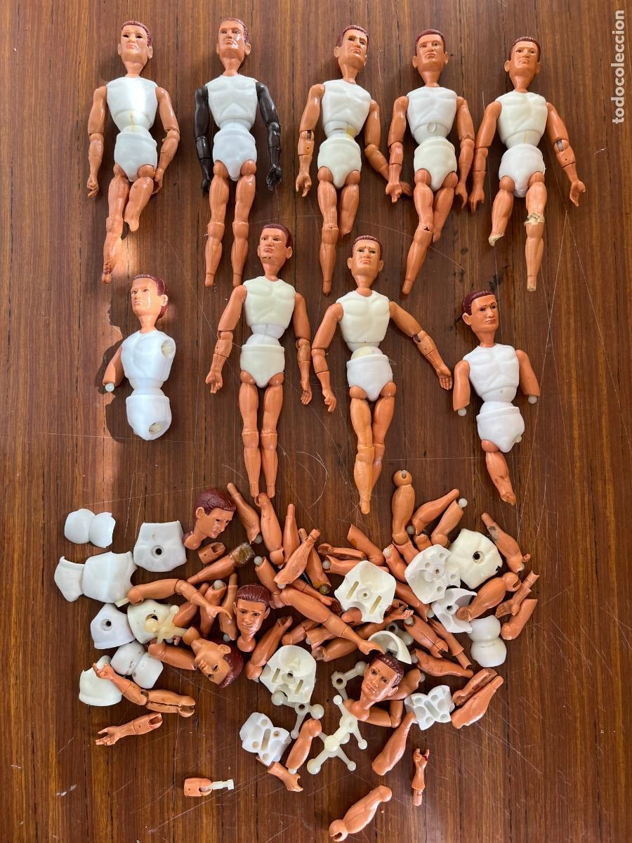 Madelman: MADELMAN - LOTE RESTOS MANIQU&Iacute; DE PRIMERA GENERACION ORIGINALES