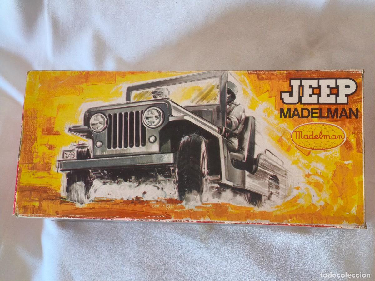 Madelman: Jeep Safari Madelman. Fabricado en Espa&ntilde;a por Madel. Con su caja.