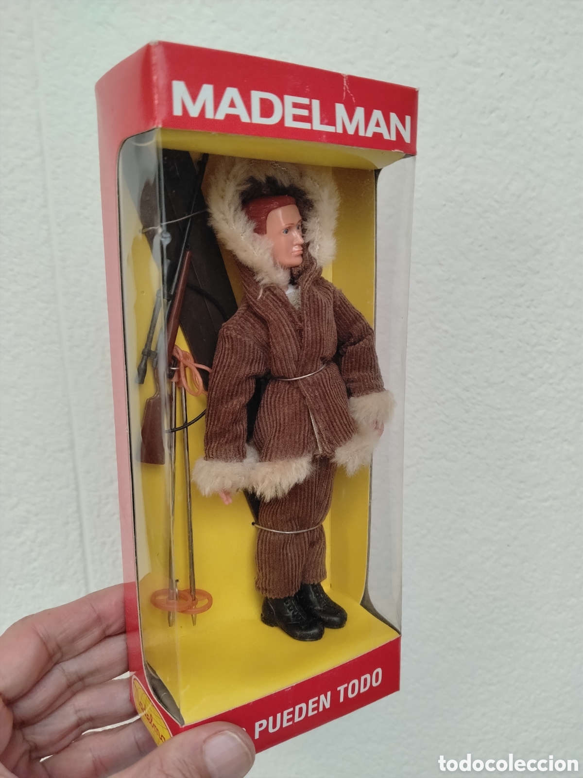 Madelman: Madelman Cazador Esquimal Esquiador de Altaya en caja