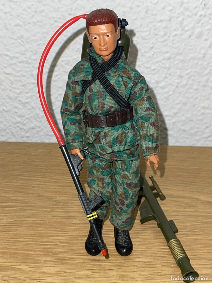 Madelman: Antigua figura Original Madelman Soldado Antitanque Ej&eacute;rcito Tierra 1&ordf; Gen. a&ntilde;os 70 1:12 Madel Exin