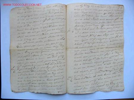 Manuscritos antiguos: MANUSCRITO - 1785 - SEGOVIA - Brieba - - Foto 1