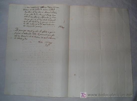 Manuscritos antiguos: DOCUMENTO ANTIGUO DE 1872 &middot; TERUEL - Foto 2