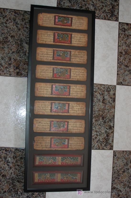 Ancient Manuscripts: kamasutra antiguo manuscrito tibet , R28