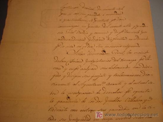 Manuscritos antiguos: MANUSCRITO A&Ntilde;O 1836 CON SELLO ISABEL II - Foto 5
