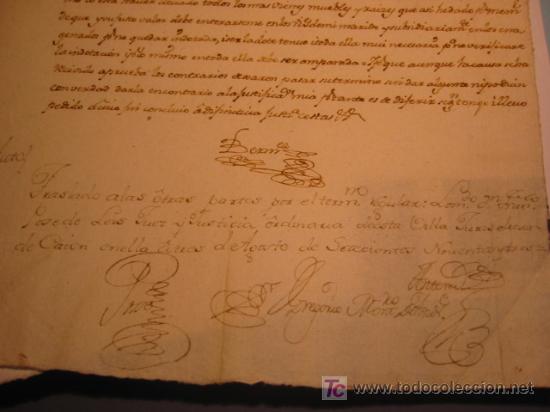 Manuscritos antiguos: MANUSCRITO A&Ntilde;O 1793 CON SELLO DE CARLOS IV - Foto 3