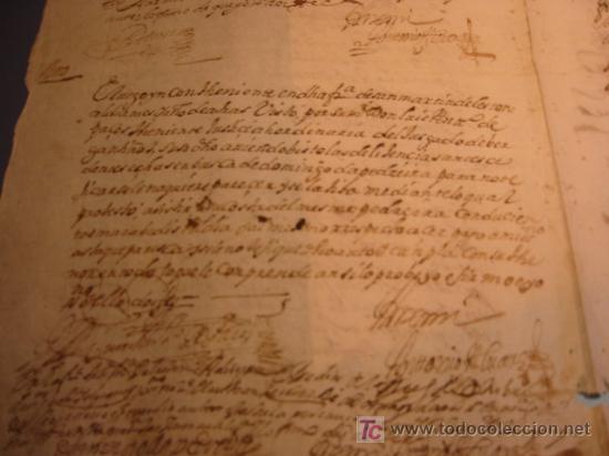 Manuscritos antiguos: MANUSCRITO A&Ntilde;O 1682 SELLO CARLOS II - Foto 6