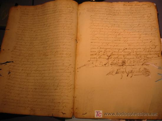Manuscritos antiguos: MANUSCRITO A&Ntilde;O 1679, CON SELLO DE CARLOS II - Foto 4