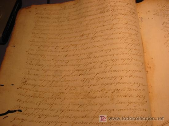 Manuscritos antiguos: MANUSCRITO A&Ntilde;O 1679, CON SELLO DE CARLOS II - Foto 6