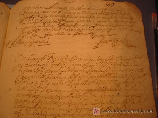 Manuscritos antiguos: MANUSCRITO A&Ntilde;O 1679 SELLO CARLOS II - Foto 8