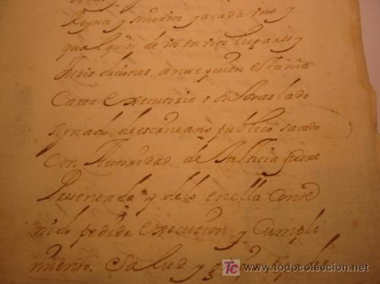 Manuscritos antiguos: MANUSCRITO A&Ntilde;O 1692 SELLO CARLOS II - Foto 4