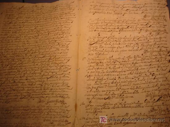 Manuscritos antiguos: MANUSCRITO A&Ntilde;O 1694 SELLO CARLOS II - Foto 4