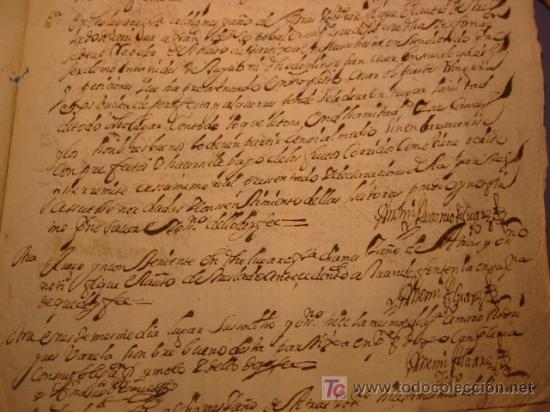 Manuscritos antiguos: MANUSCRITO A&Ntilde;O 1694 SELLO CARLOS II - Foto 5