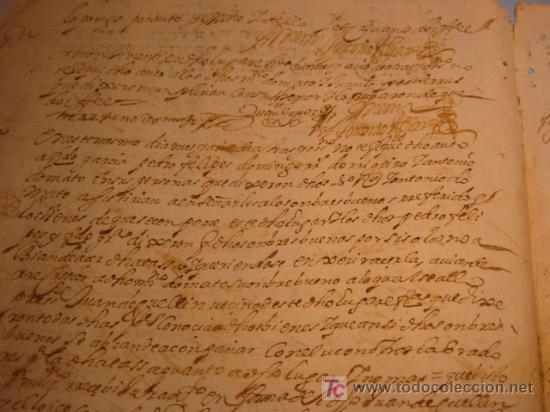 Manuscritos antiguos: MANUSCRITO A&Ntilde;O 1671 SELLO CARLOS II - Foto 5