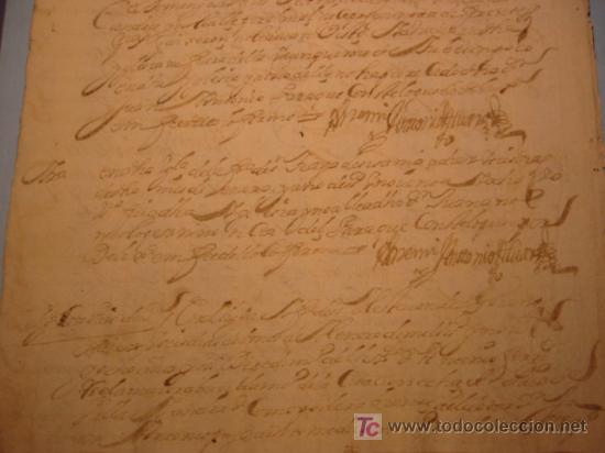 Manuscritos antiguos: MANUSCRITO A&Ntilde;O 1698 SELLO CARLOS II - Foto 4