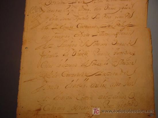 Manuscritos antiguos: MANUSCRITO A&Ntilde;O 1698 SELLO CARLOS II - Foto 2