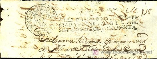 Manuscritos antiguos: SELLO QUARTO, 20 MARAVEDIS, A&Ntilde;O 1780 - Foto 1