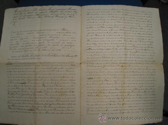 Manuscritos antiguos: LICENCIA MILITARIA SIGLO XIX. - Foto 2