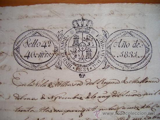 Manuscritos antiguos: DOCUMENTO ANTIGUO DE POLLENSA MALLORCA 1831 - Foto 2