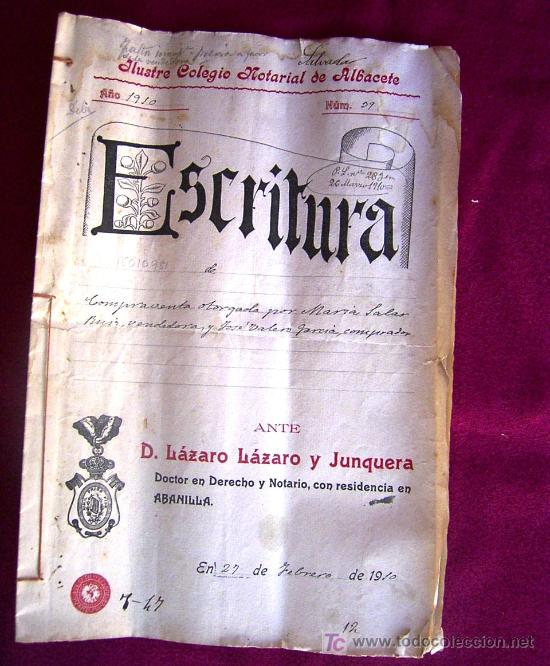 Manuscritos antiguos: ESCRITURA MANUSCRITA 1910 - Foto 1