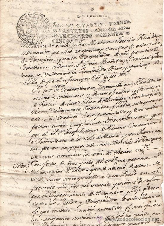 Manuscritos antiguos: 1785 - MANUSCRITO - 2 PAGINAS - INCOMPLETO - Foto 1