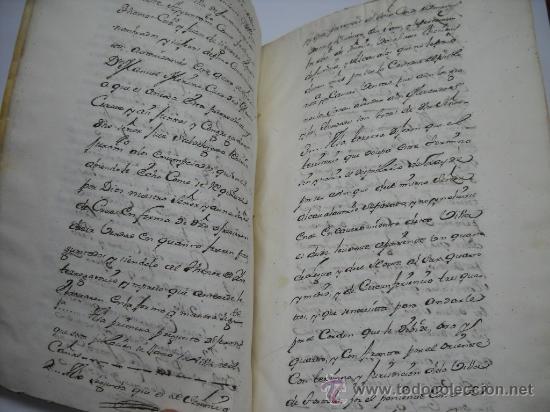 Manuscritos antiguos: DOCUMENTO MANUSCRITO: EL CA&Ntilde;AL .( GUADALAJARA) . 1752 . INTERROGATORIO MARQUES ENSENADA PERGAMINO - Foto 5