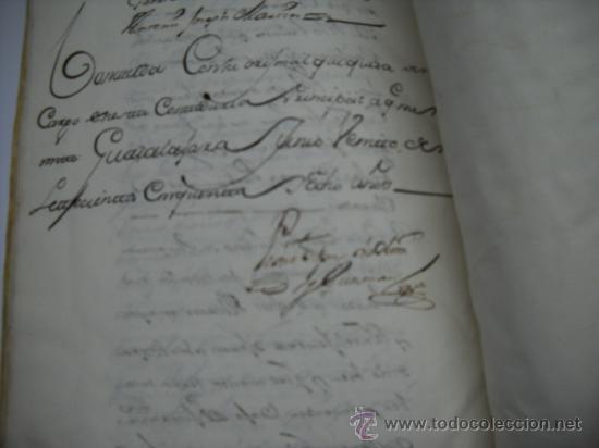 Manuscritos antiguos: DOCUMENTO MANUSCRITO: EL CA&Ntilde;AL .( GUADALAJARA) . 1752 . INTERROGATORIO MARQUES ENSENADA PERGAMINO - Foto 6