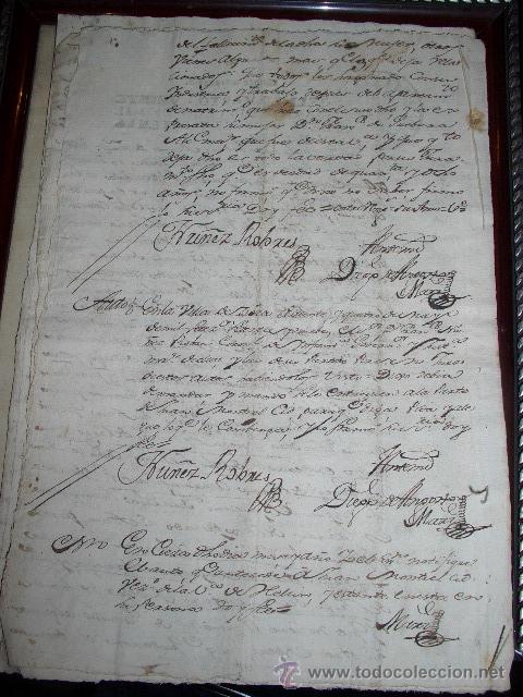 Manuscritos antiguos: Documento manuscrito de1779 referente a Hell&iacute;n, Albacete - Foto 4