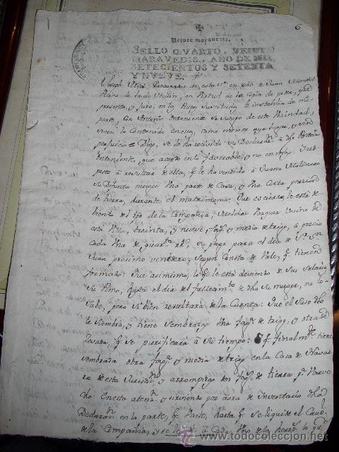 Manuscritos antiguos: Documento manuscrito de1779 referente a Hell&iacute;n, Albacete - Foto 5