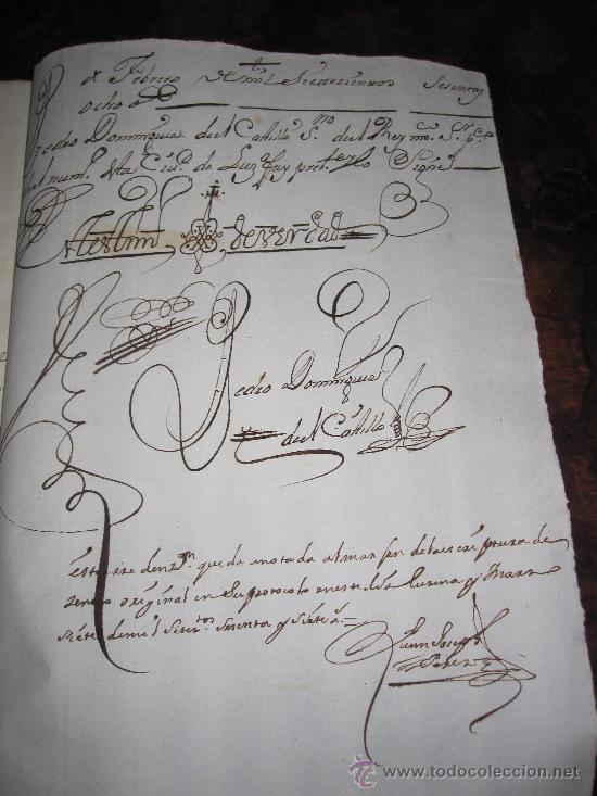 Manuscritos antiguos: ESTACADAS DE LA CA&Ntilde;ADA, CENSOS DE 1767. - Foto 5