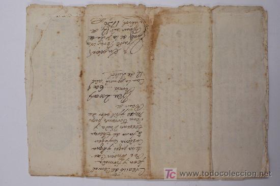 Manuscritos antiguos: REUS, A&Ntilde;O 1756. DOCUMENTO FAMILIAR 6 HOJAS , - Foto 7