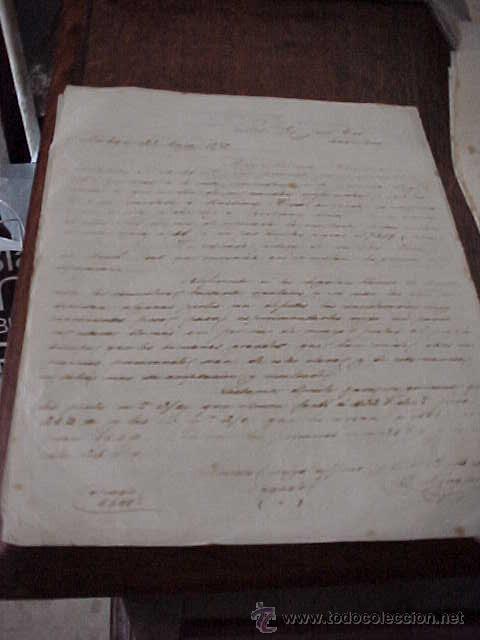 Manuscritos antiguos: CARTAS COMERCIALES MANUSCRITAS A&Ntilde;O 1872 - Foto 2