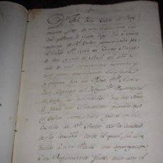Manuscritos antiguos: CEUTA: PODER OTORGADO POR JOSÉ RICO CADETE DEL REGIMIENTO DE LA CIUDAD, 1795.