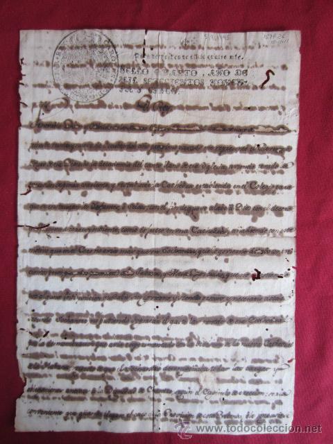 Manuscritos antiguos: ANTIGUO DOCUMENTO 1795 - MANUSCRITO - Foto 1