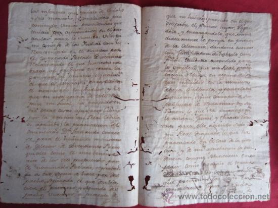 Manuscritos antiguos: ANTIGUO DOCUMENTO 1794 - MANUSCRITO - Foto 2