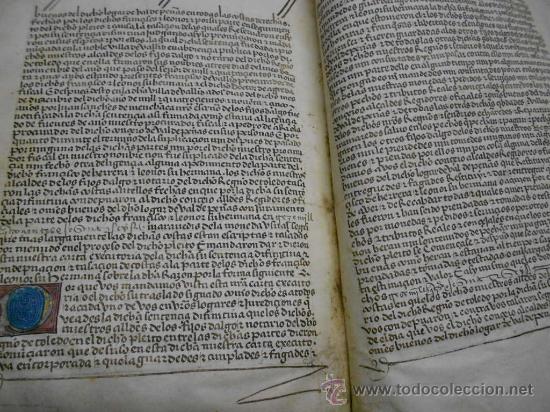Manuscritos antiguos: REAL EXECUTORIA DE NOBLEZA SOLARIEGA DEL APELLIDO CALVO, Manuscrito pergamino 1502-1751 firma real - Foto 22 - 30387314