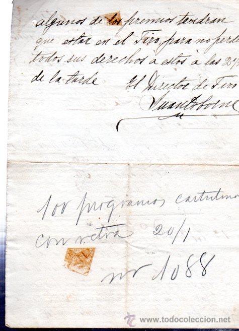 Manuscritos antiguos: PROGRAMA DE TIRADAS EXTRAORDINARIAS A ESTORNINOS, PRECIOS, PREMIOS, CONDICIONES, 1916 - Foto 2