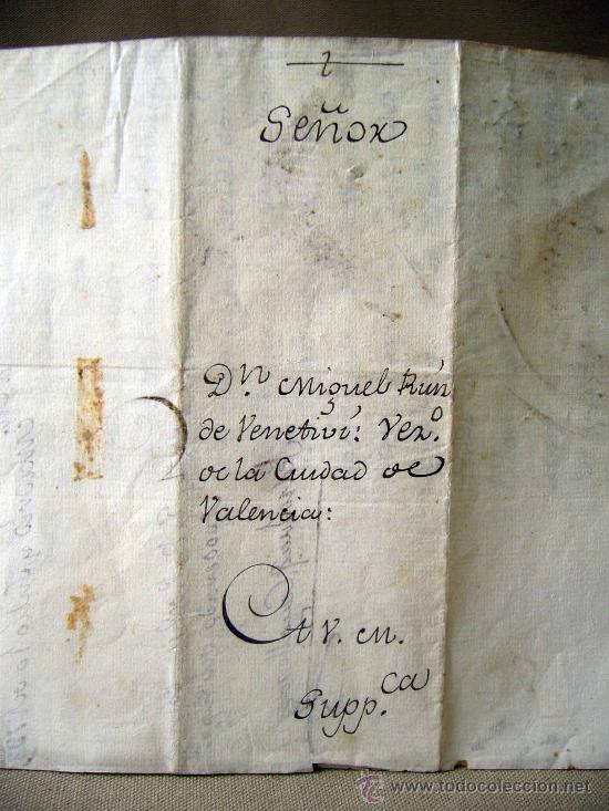 Manuscritos antiguos: MANUSCRITO, 1793, SUPLICATORIO JUEZ DE VALENCIA, POR CEDULA DE EXPULSION DE FRANCESES APODERADOS - Foto 1