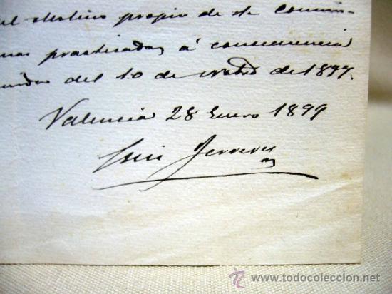 Manuscritos antiguos: FACTURA, MEMORANDUM, EUSTAQUIO CEREZO, 1899 - Foto 3