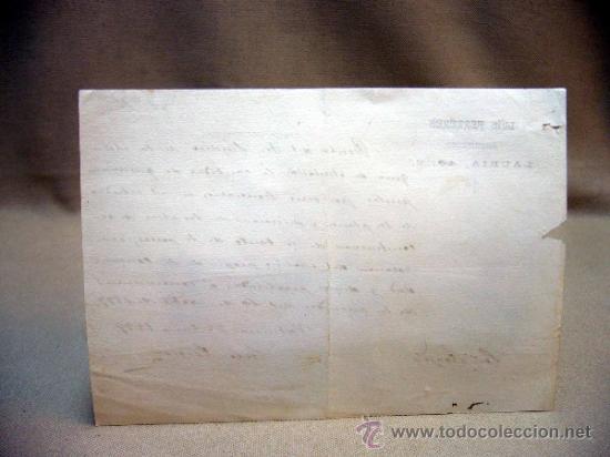 Manuscritos antiguos: FACTURA, MEMORANDUM, EUSTAQUIO CEREZO, 1899 - Foto 5