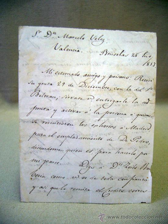 Manuscritos antiguos: DOCUMENTO, MANUSCRITO, RECIBO, 1853 - Foto 1
