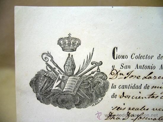Manuscritos antiguos: DOCUMENTO, MANUSCRITO, 1860, VALENCIA, RECIBO - Foto 4