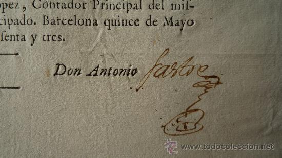 Manuscritos antiguos: 1763. Documento de la Real Contribuci&oacute;n de Catastro. Rocacorba (Gerona) - Foto 7