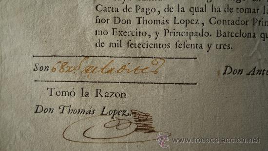 Manuscritos antiguos: 1763. Documento de la Real Contribuci&oacute;n de Catastro. Rocacorba (Gerona) - Foto 8